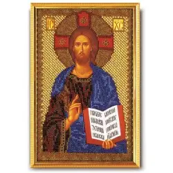 Icon beaded embroidery kit "Christ Pantocrator" RTORB-150
