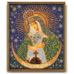 Icon beaded embroidery kit  "Our Lady of the Gate of Dawn" RTORB-161