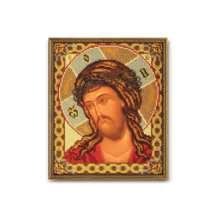 Icon beaded embroidery kit "Christ In The Crown Of Thorns" RTORB-177