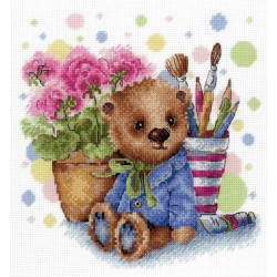 Cross stitch kit "Plush mascot" SNV-828