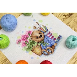 Cross stitch kit "Plush mascot" SNV-828