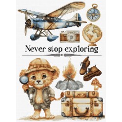 Never Stop Exploring 25x35cm SB1408