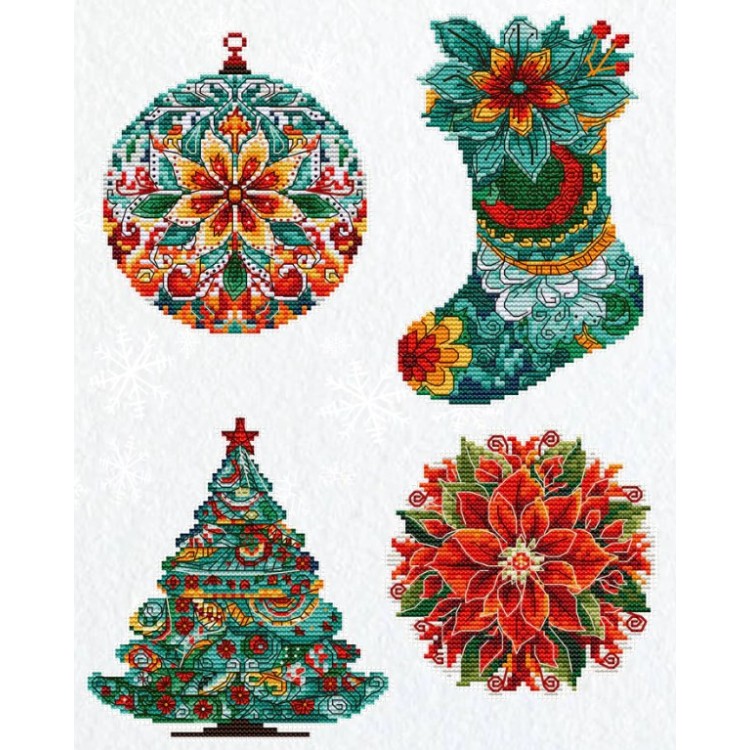 Christmas Decorations 10x15cm SJK042