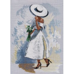 Cross-stitch kit "Stranger in White" S1581