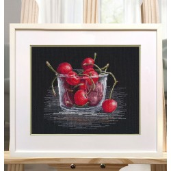 Cross-stitch kit "Cherries" S1593