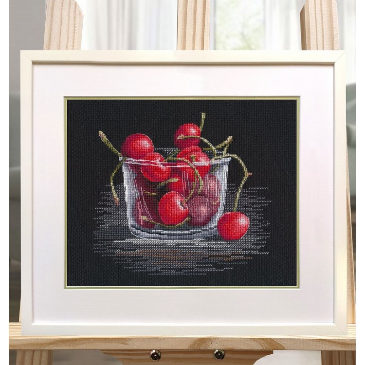 Cross-stitch kit "Cherries" S1593