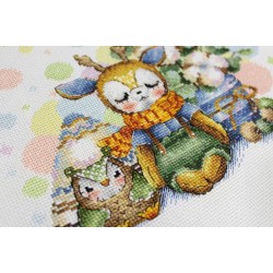 Cross-stitch kit "Favorite toy" SNV-834