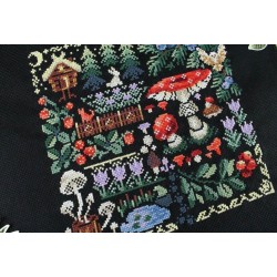 Cross-stitch kit "Sampler. Mysterious forest" SNV-889