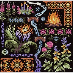 Cross-stitch kit "Sampler. Night" SNV-890