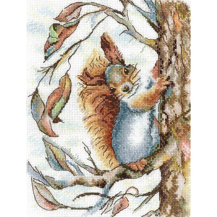 Cross-stitch kit "Squirrel" SANB-20