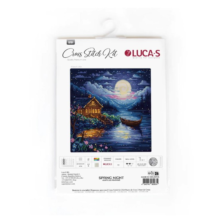 Cross Stitch Kit  Spring Night 24x24cm SB701