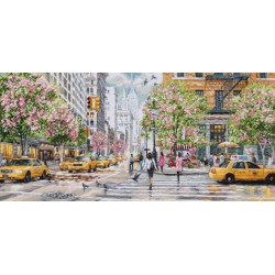 Cross Stitch Kit  New York 66x31cm SBU5049