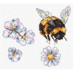 Furry Bumblebee 16x14cm SLETIL8820