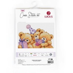 Three Party Bears 29x19cm SB1411