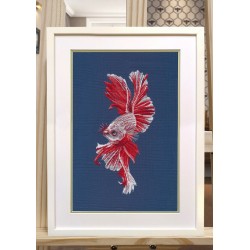 Cross stitch kit "Cockerel Fish" S1597