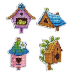 Cross stitch kit "Bird House. Magnets" SR-922