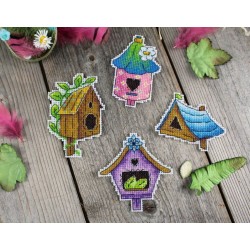 Cross stitch kit "Bird House. Magnets" SR-922