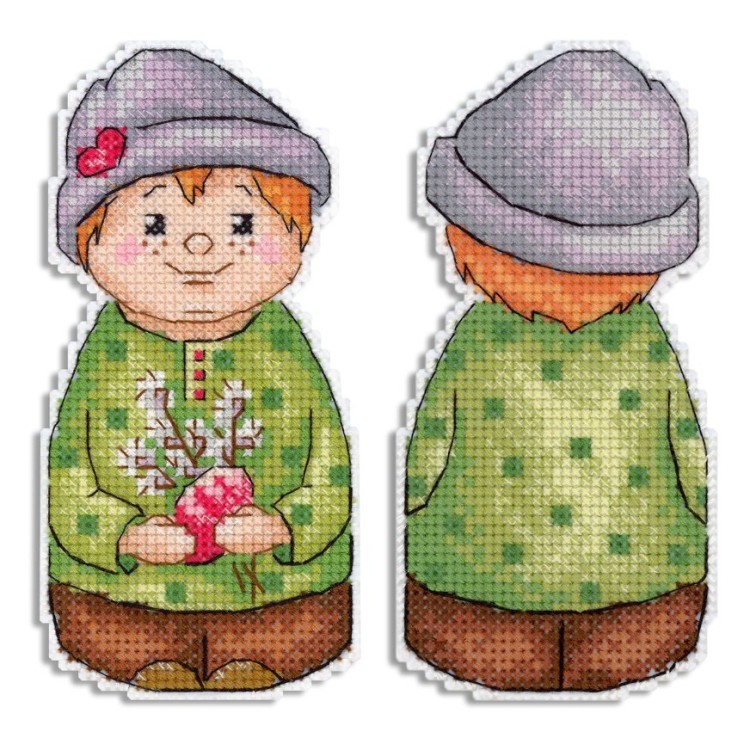 Cross stitch kit "Holiday couple. Boy" SR-934