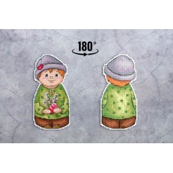 Cross stitch kit "Holiday couple. Boy" SR-934