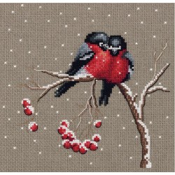 Cross stitch kit KLART "Warmer together" KL8-297