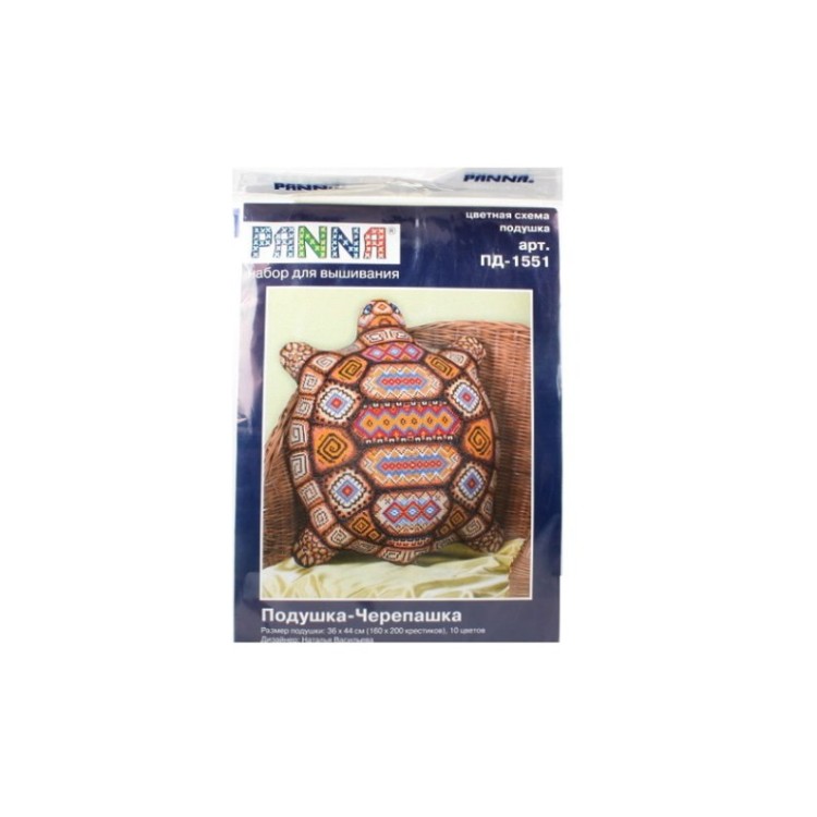 Cross stitch kit PANNA "Turtle Pillow" PPD-1551