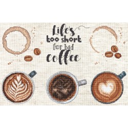 Life’s too short for a bad coffee 29x19cm SLETIL8097