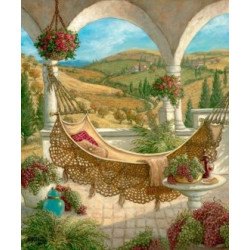 (Discontinued) Diamond Painting Kit Hammock 50х60 cm AZ-1149