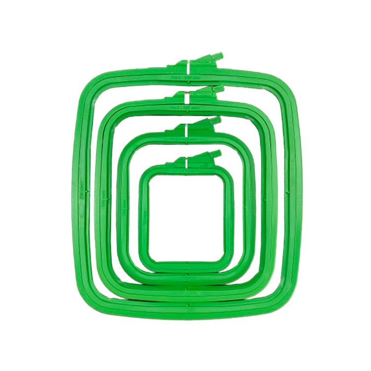 9.5x11 cm Plastic Square Hoop (green) 170-11GREEN