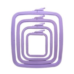 9.5x11 cm Plastic Square Hoop (lilac) 170-11LI