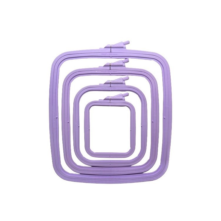 9.5x11 cm Plastic Square Hoop (lilac) 170-11LI