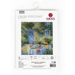 Cross Stitch Kit Romantic Garden 31x32cm SBU5055