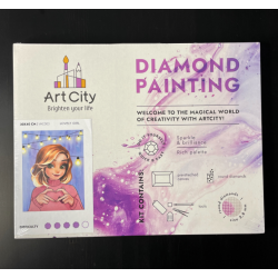 Diamond Painting "ArtCity" on the subframe Dolphins 30x40 cm VA805