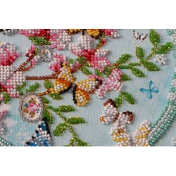 Mid-sized bead embroidery kit "Keys to the spring" AAMB-020