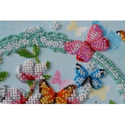 Mid-sized bead embroidery kit "Keys to the spring" AAMB-020