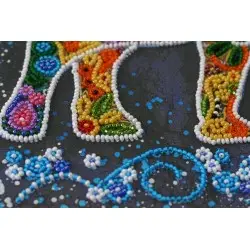 Mid-sized bead embroidery kit "Indian elephant" AAMB-046