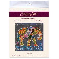 Mid-sized bead embroidery kit "Indian elephant" AAMB-046