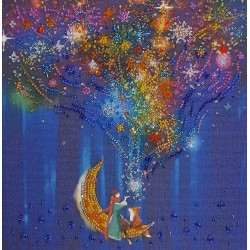 Mid-sized bead embroidery kit "Dreamer" AAMB-092