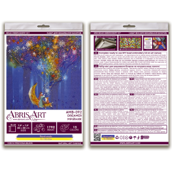 Mid-sized bead embroidery kit "Dreamer" AAMB-092