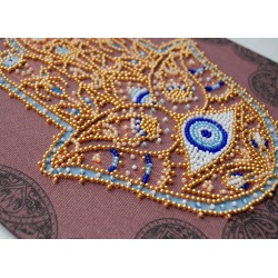 Bead Embroidery Kit "Golden Hamsa" AAMB-096