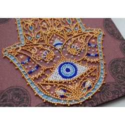 Bead Embroidery Kit "Golden Hamsa" AAMB-096