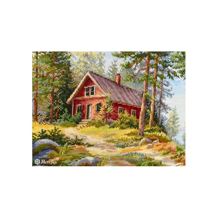 Red Cabin in the Woods 30x39,5 SK254