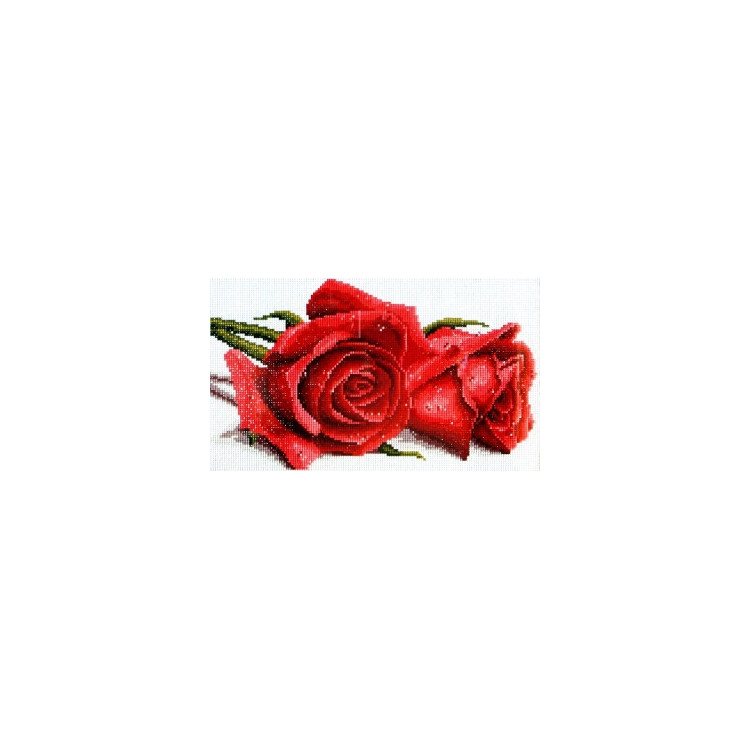 (Discontinued) Diamond Painting Kit Red Roses AZ-111