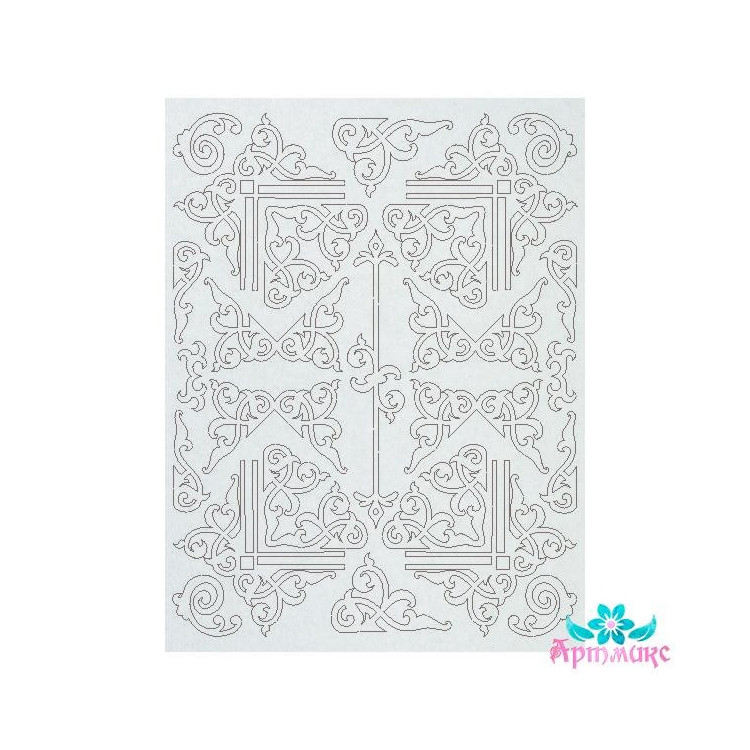 Chipboard "Arabesque No. 2" cardboard 140x185x1 mm AM817059CH