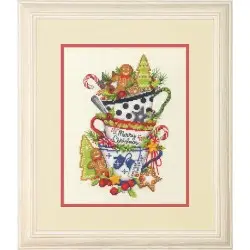 Cross stitch kit Christmas Tea D70-09625