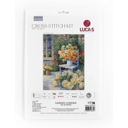 Cross Stitch Kit Garden Corner 27x36,5cm SBU5056