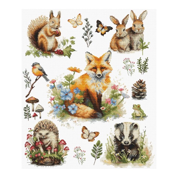 Forest Animals 30x36cm SBU5057