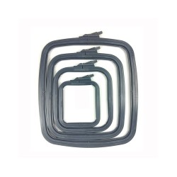 14.5x16.5 cm Plastic Square Hoop (grey) 170-12GREY
