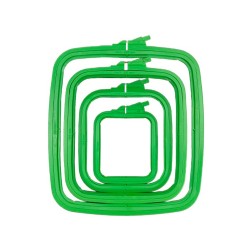 19.5x22 cm Plastic Square Hoop (green) 170-13GREEN