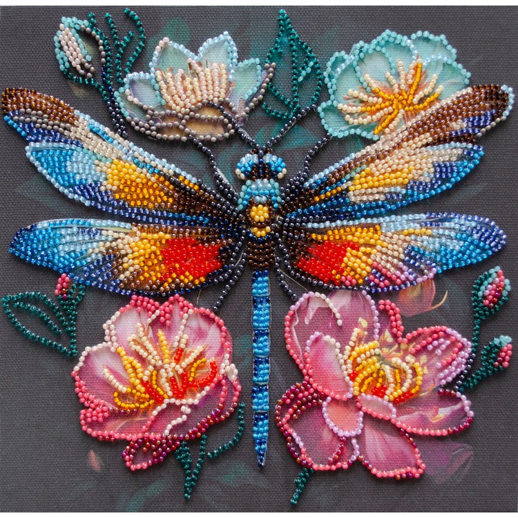 Main Bead Embroidery Kit Flickering wings (Deco Scenes) 20x20 cm AAMB-106