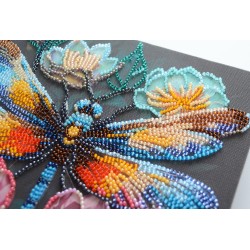 Main Bead Embroidery Kit Flickering wings (Deco Scenes) 20x20 cm AAMB-106